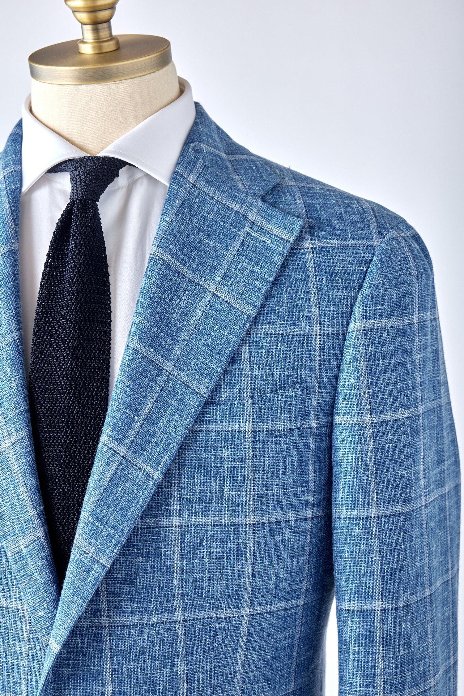 No. 2 Linen Windowpane Jacket - Shepherd’s