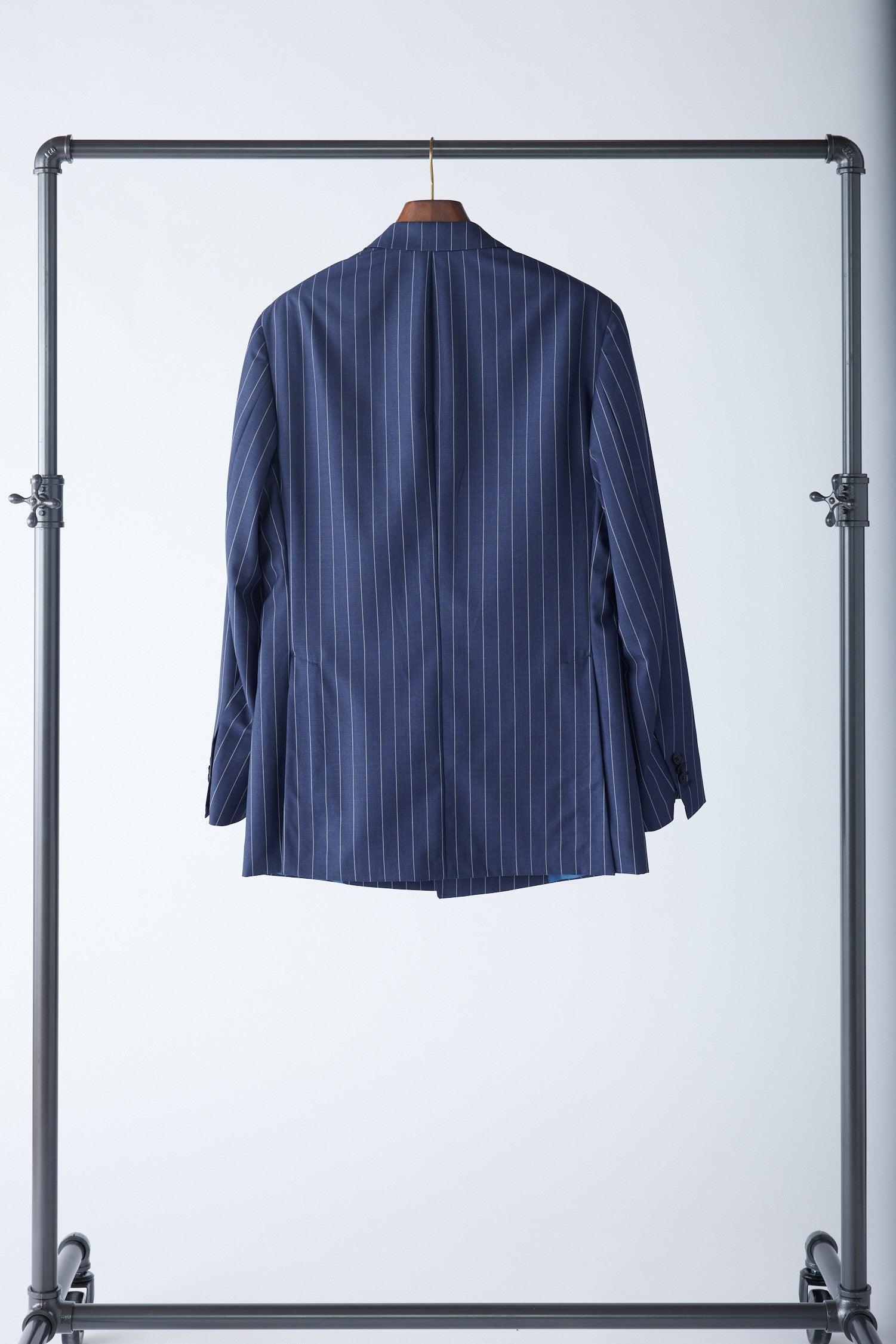 No. 2 Navy Pinstripe Double-Breasted Suit - Shepherd’s