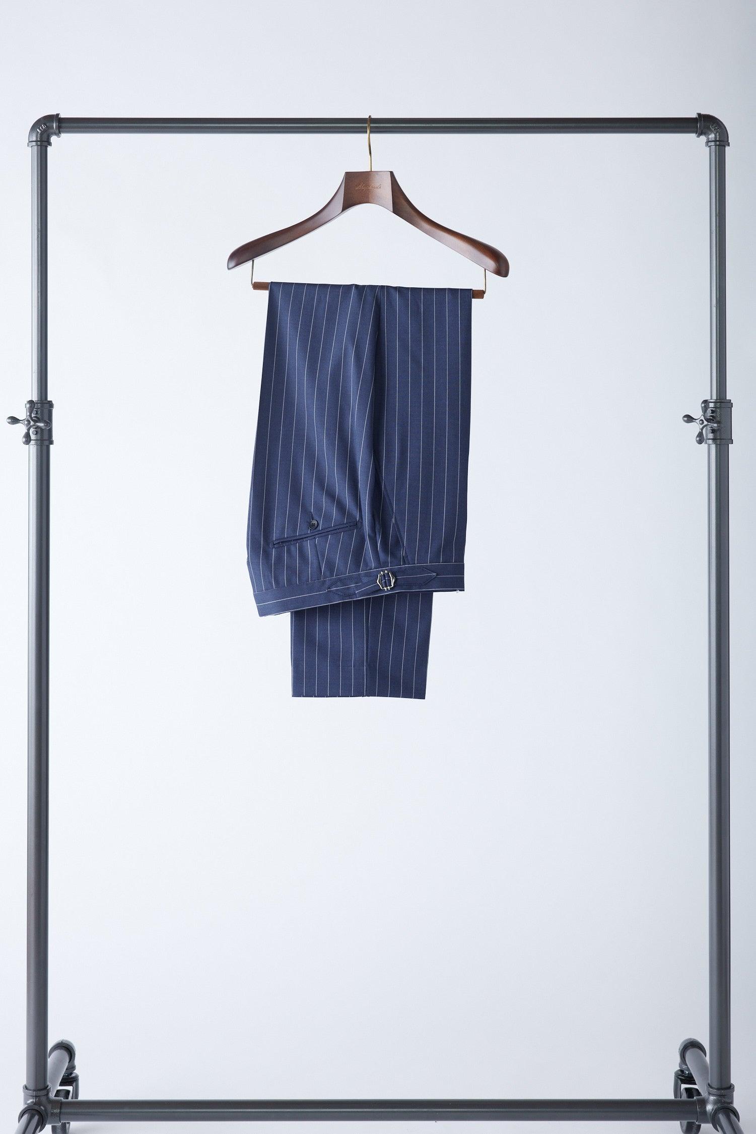 No. 2 Navy Pinstripe Double-Breasted Suit - Shepherd’s
