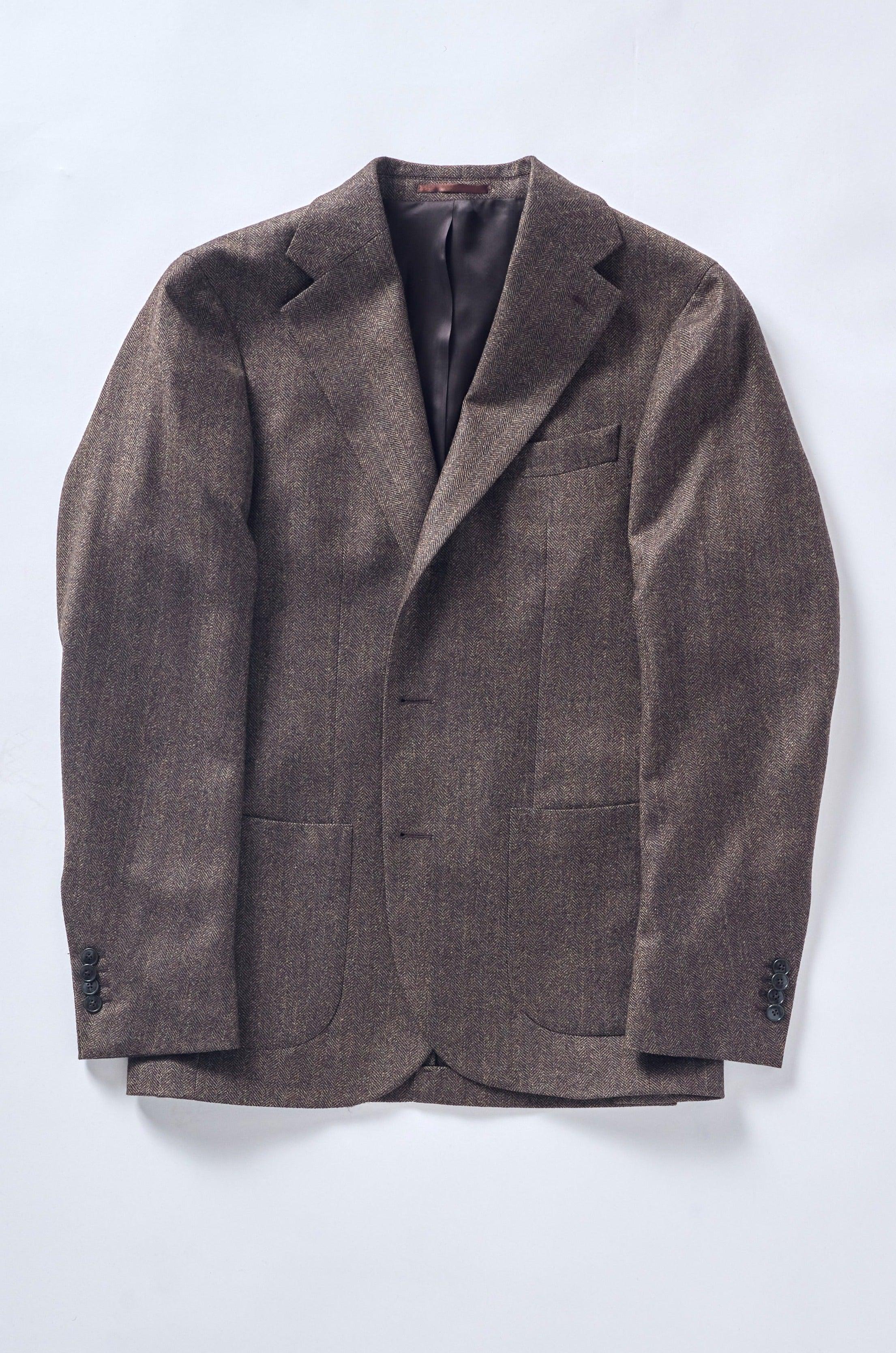 No. 2 Herringbone Flannel Jacket