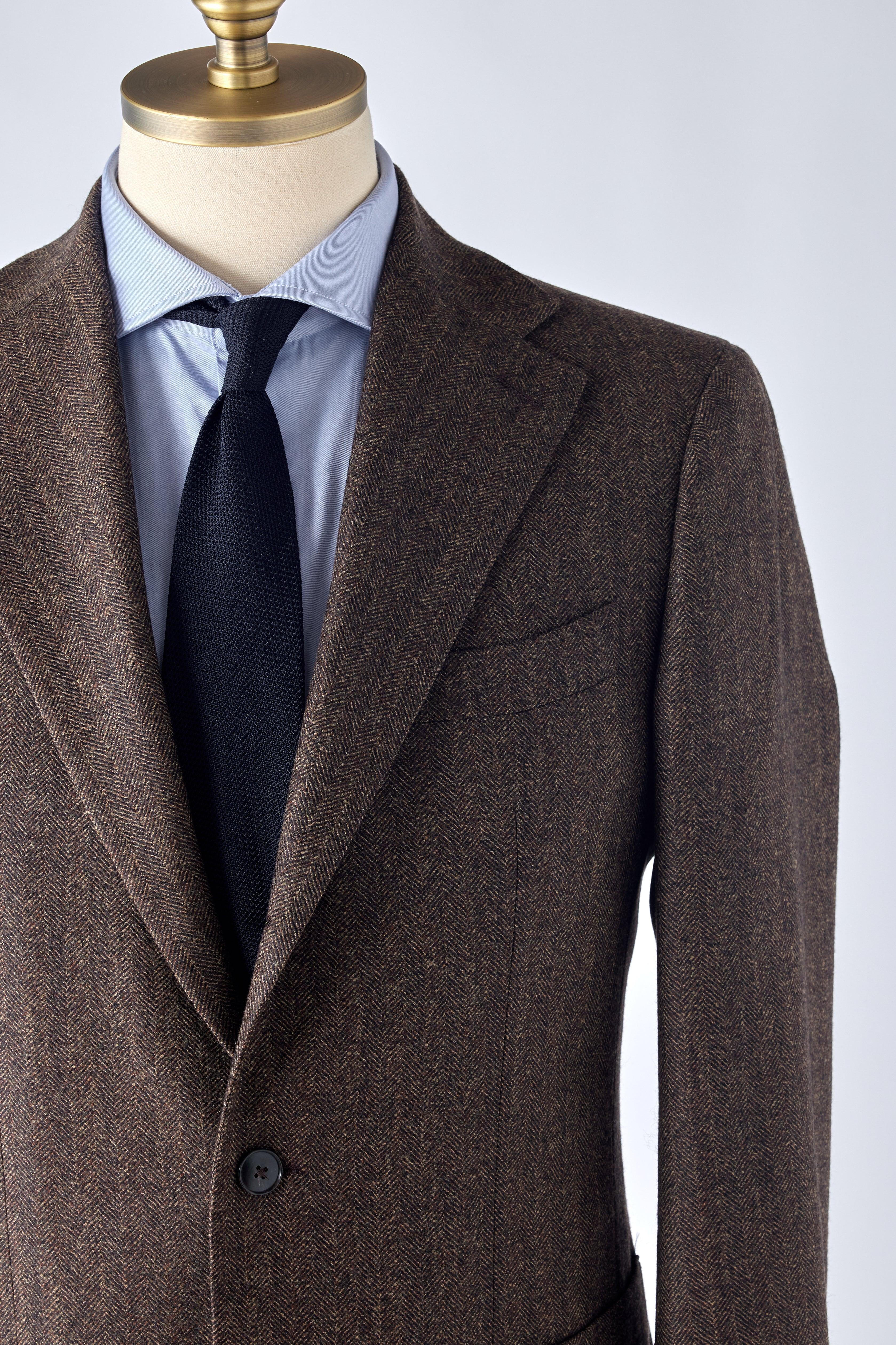 shop様 2WAY HERRINGBONE JACKET DRESS No. 2 Herringbone Flannel Jacket