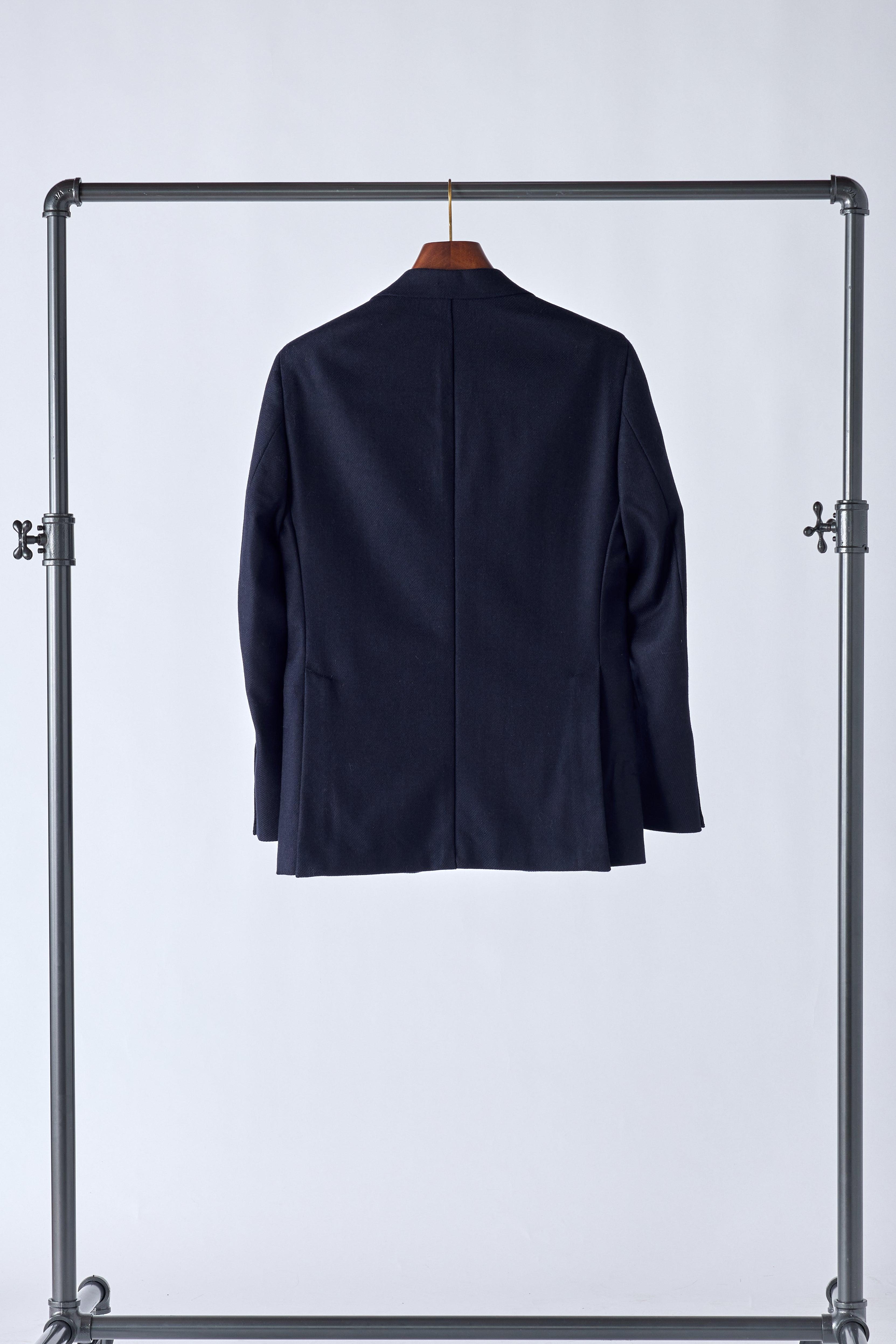No. 2 Navy Tweed Jacket