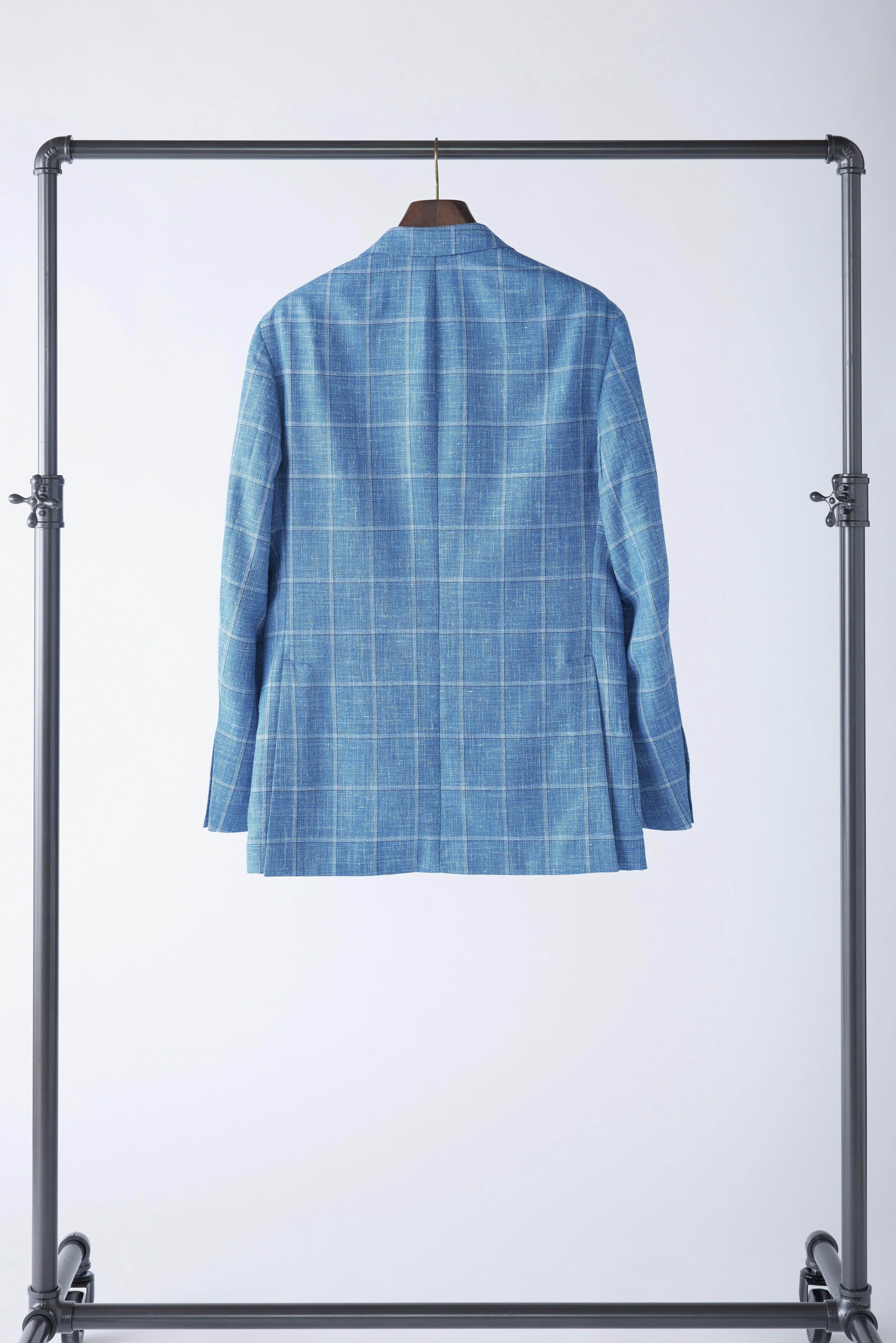 No. 2 Linen Windowpane Jacket | Shepherd's