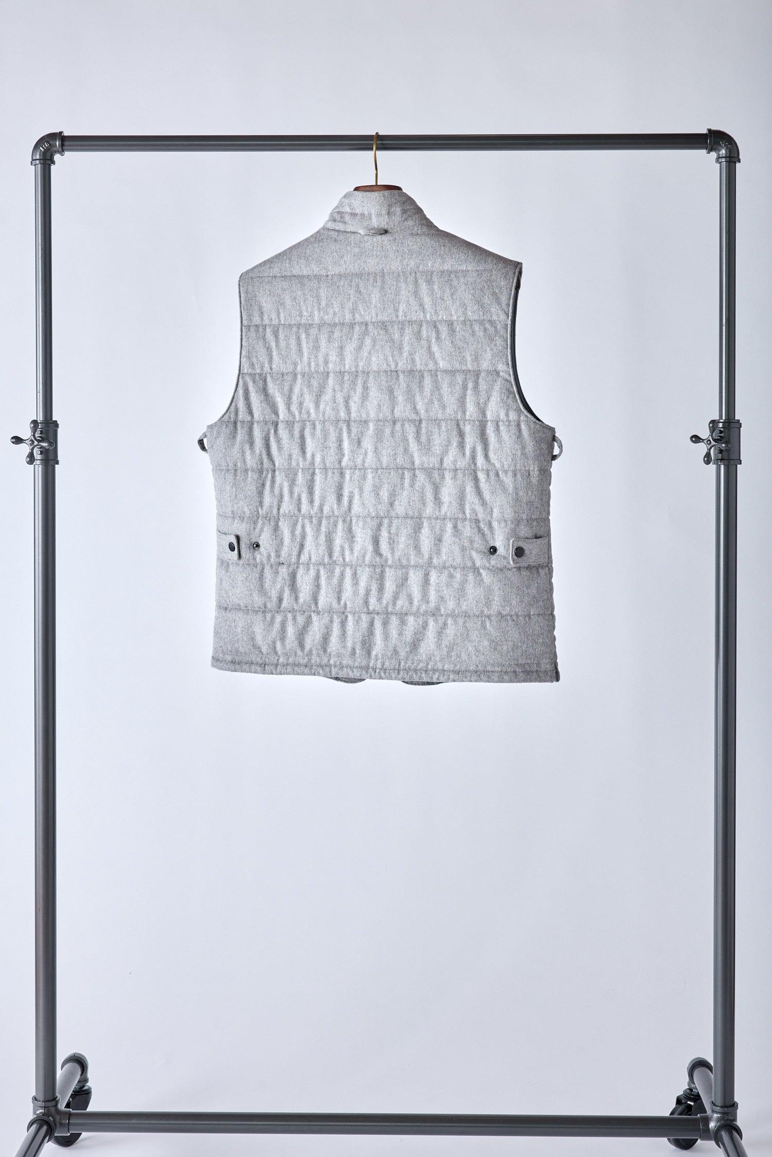 Signature Gray Cashmere Vest - Shepherd's Clothing Inc