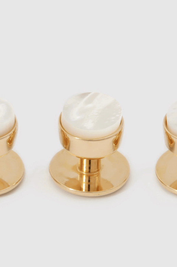 Codis Maya Mother of Pearl Tuxedo Studs